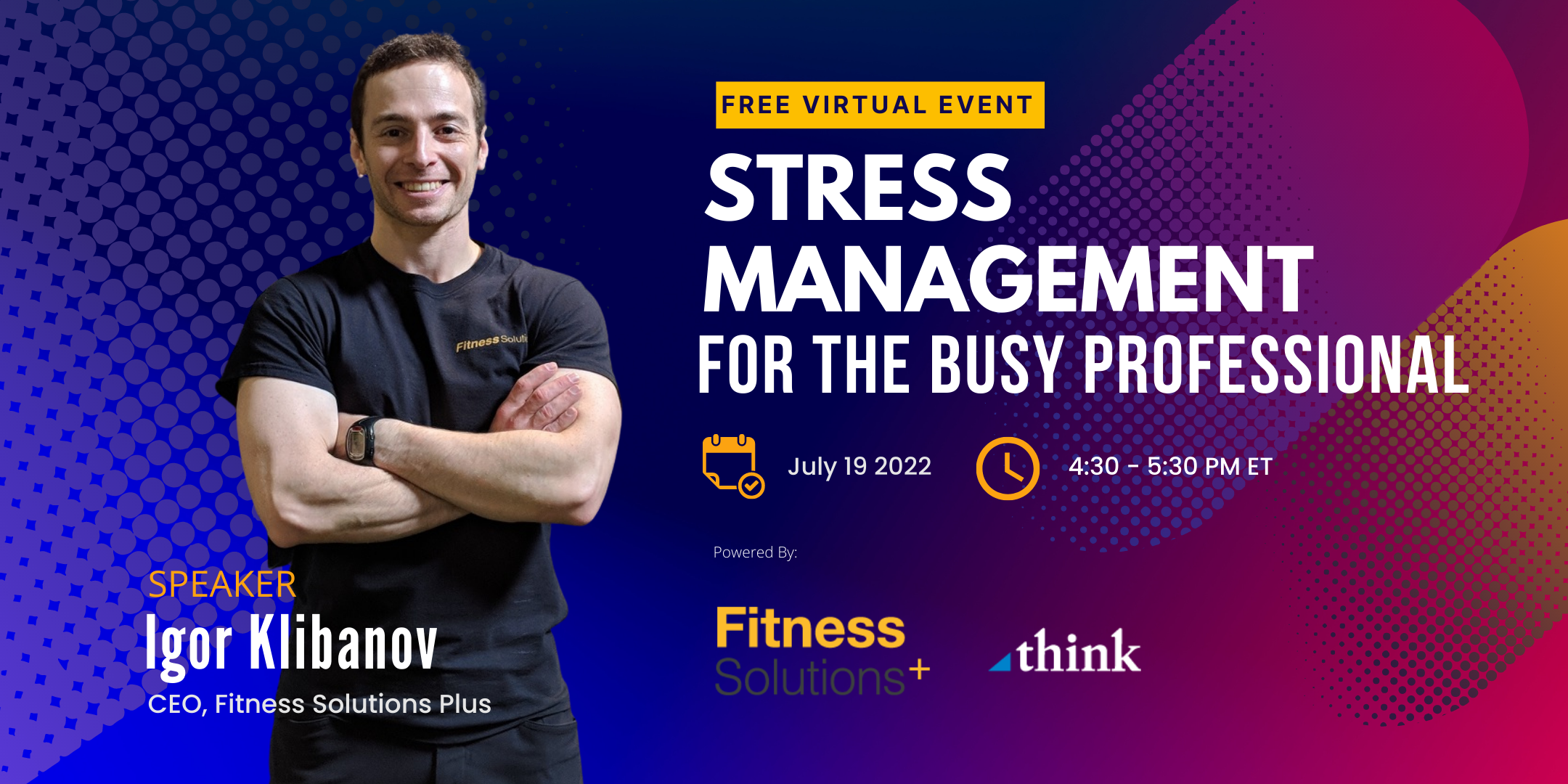 Stress management for busy professionals